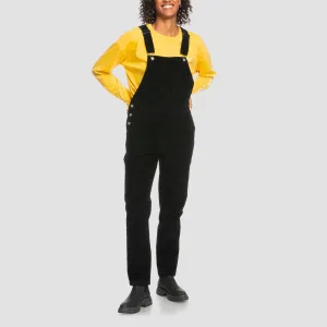 Roxy Jungle Sound Corduroy Jumpsuit Anthracite - Womens