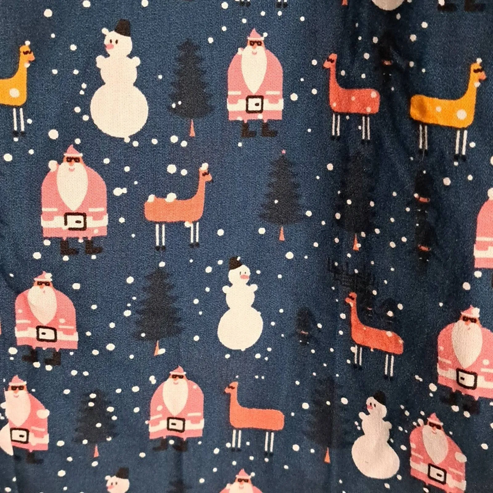 Rugby University All Cotton Christmas Snowman SS Shirt