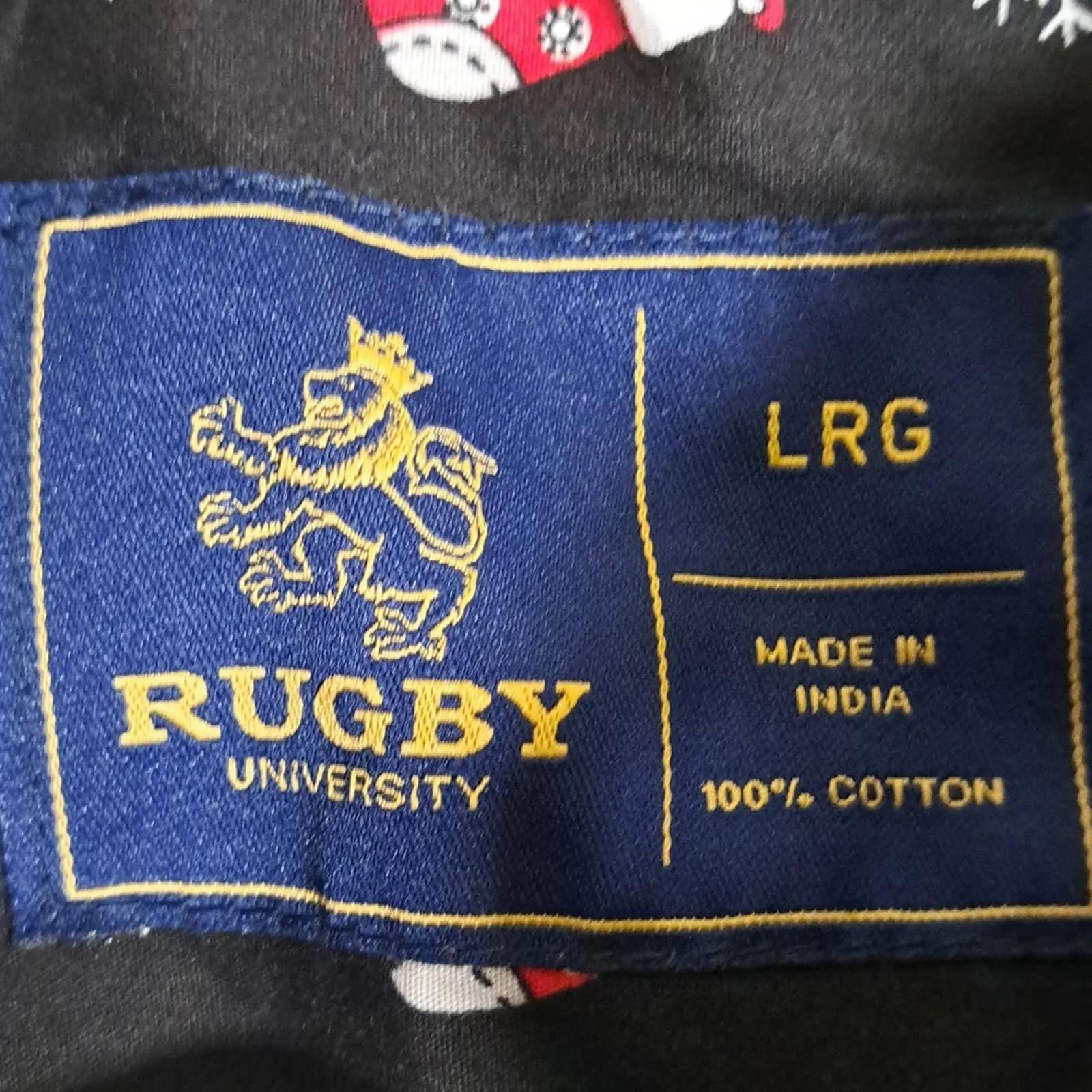 Rugby University All Cotton Christmas Stocking SS Shirt