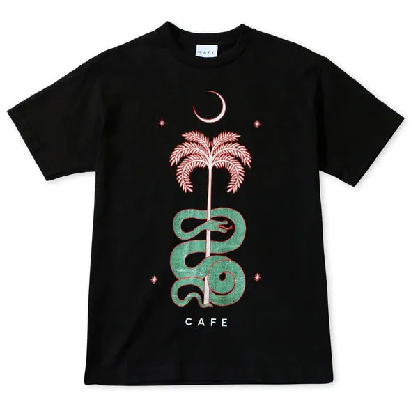 Skateboard Cafe Tree of Life T-Shirt - Black