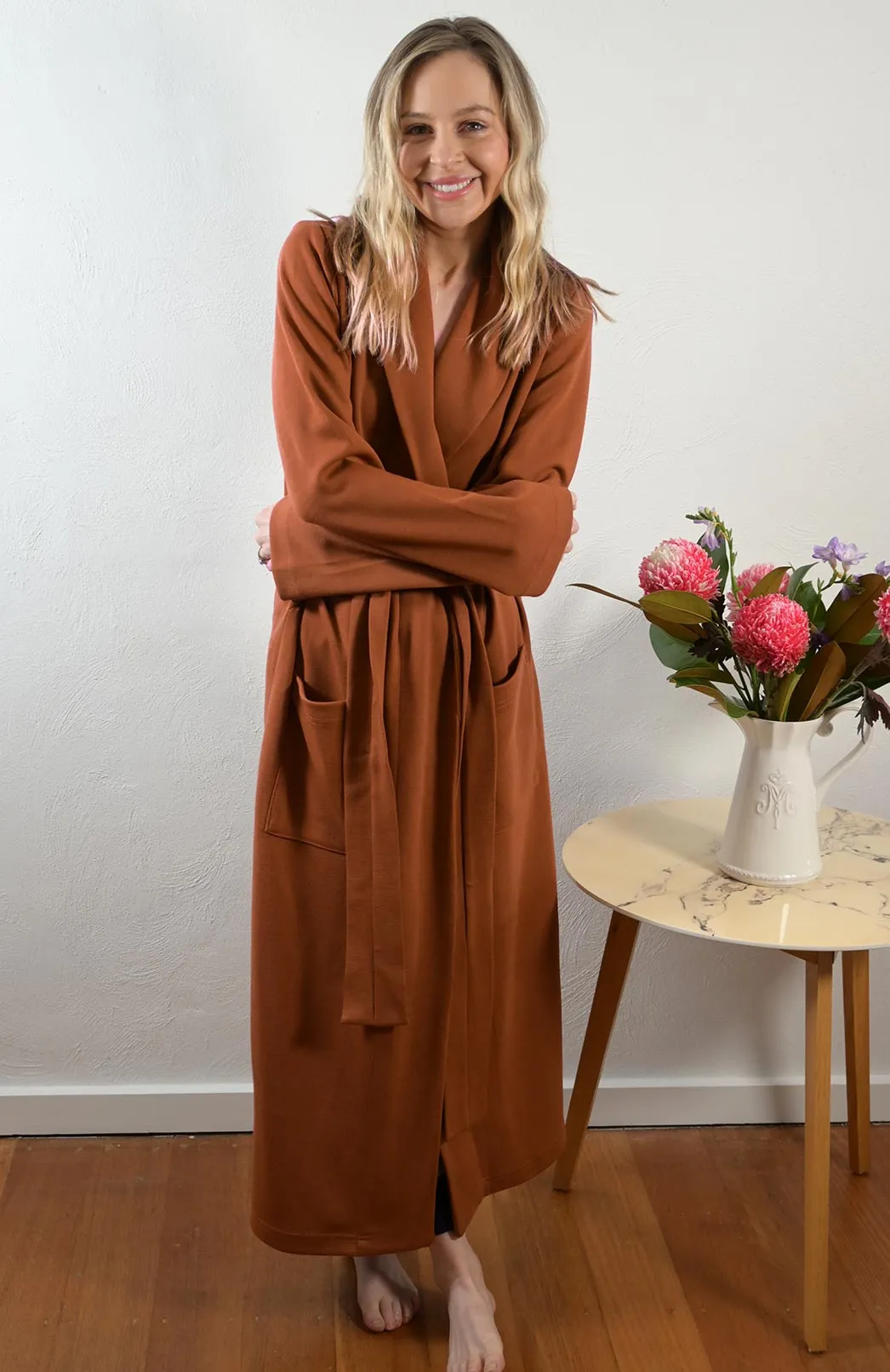 Smitten Merino Wool PONTE Dressing Gown