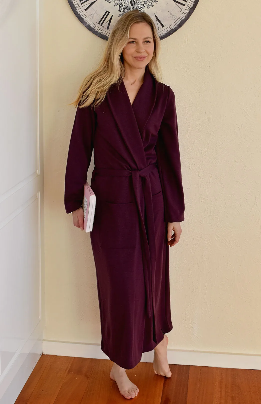 Smitten Merino Wool PONTE Dressing Gown