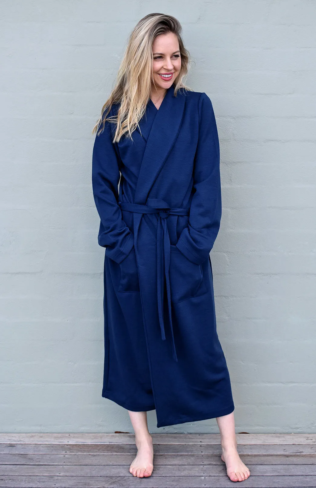Smitten Merino Wool PONTE Dressing Gown