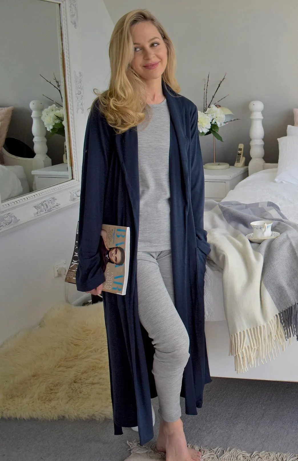 Smitten Merino Wool PONTE Dressing Gown