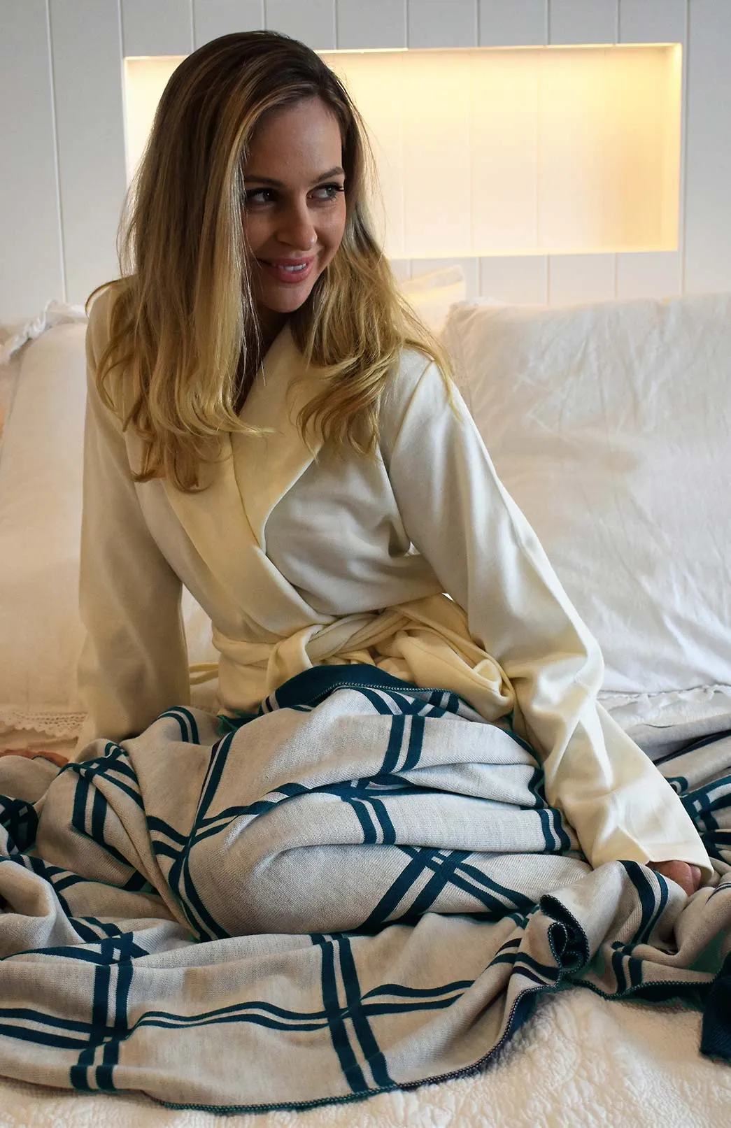Smitten Merino Wool PONTE Dressing Gown
