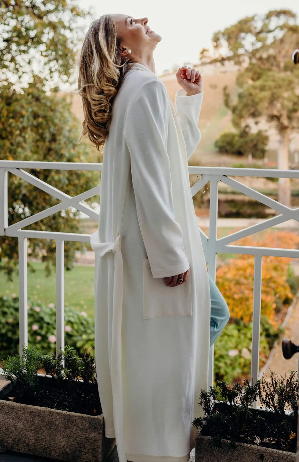 Smitten Merino Wool RIB Dressing Gown