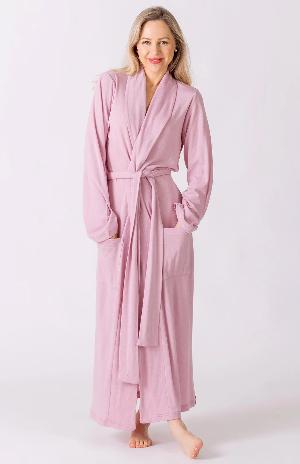 Smitten Merino Wool RIB Dressing Gown