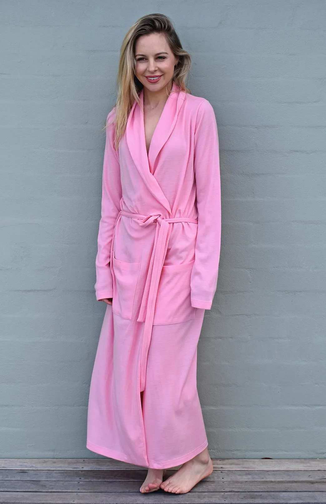 Smitten Merino Wool RIB Dressing Gown