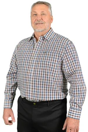 Sport Shirt for Men - Brown | Arcadia | Adaptive Clothing by Ovidis