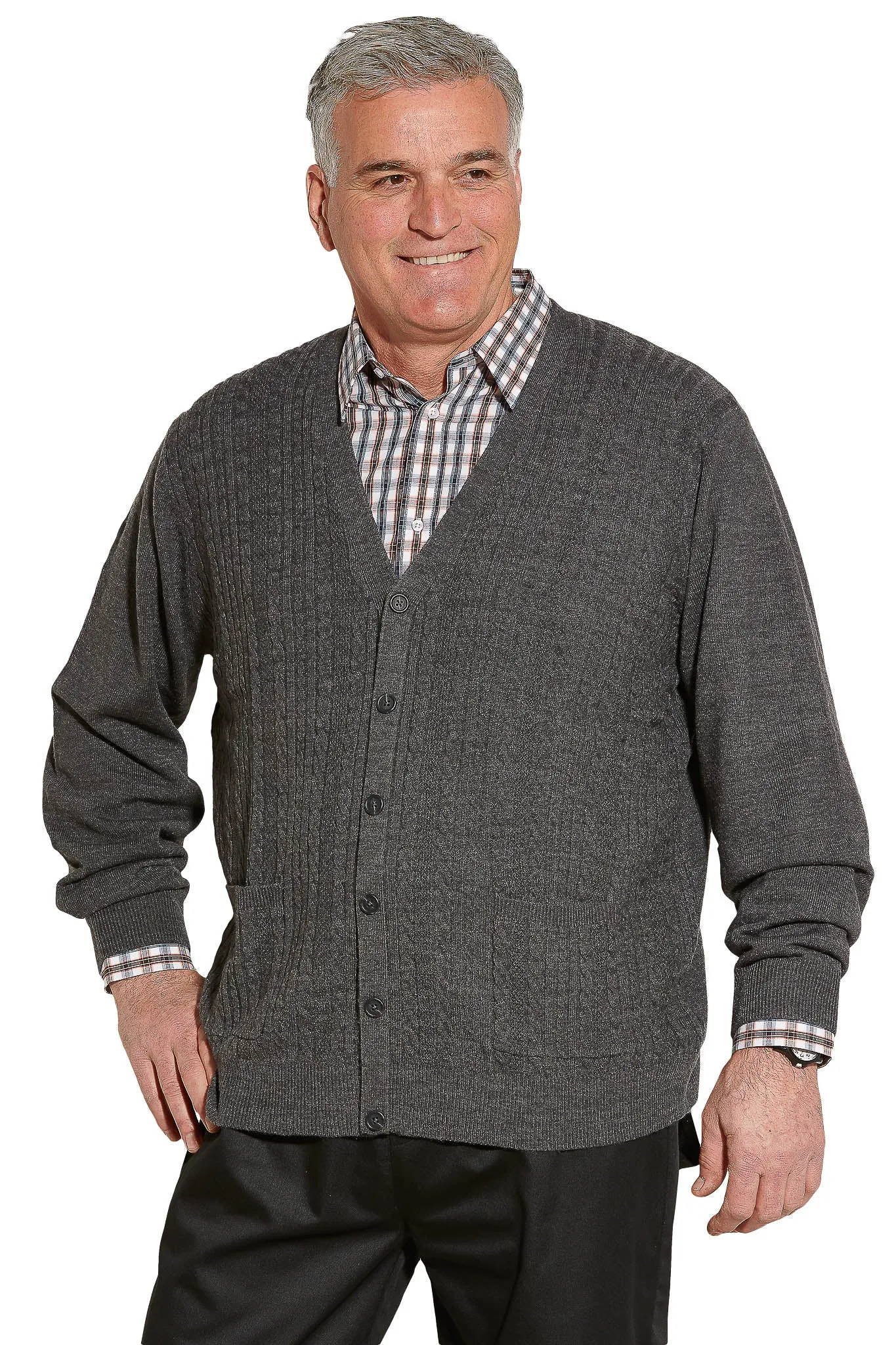 Sport Shirt for Men - Brown | Arcadia | Adaptive Clothing by Ovidis