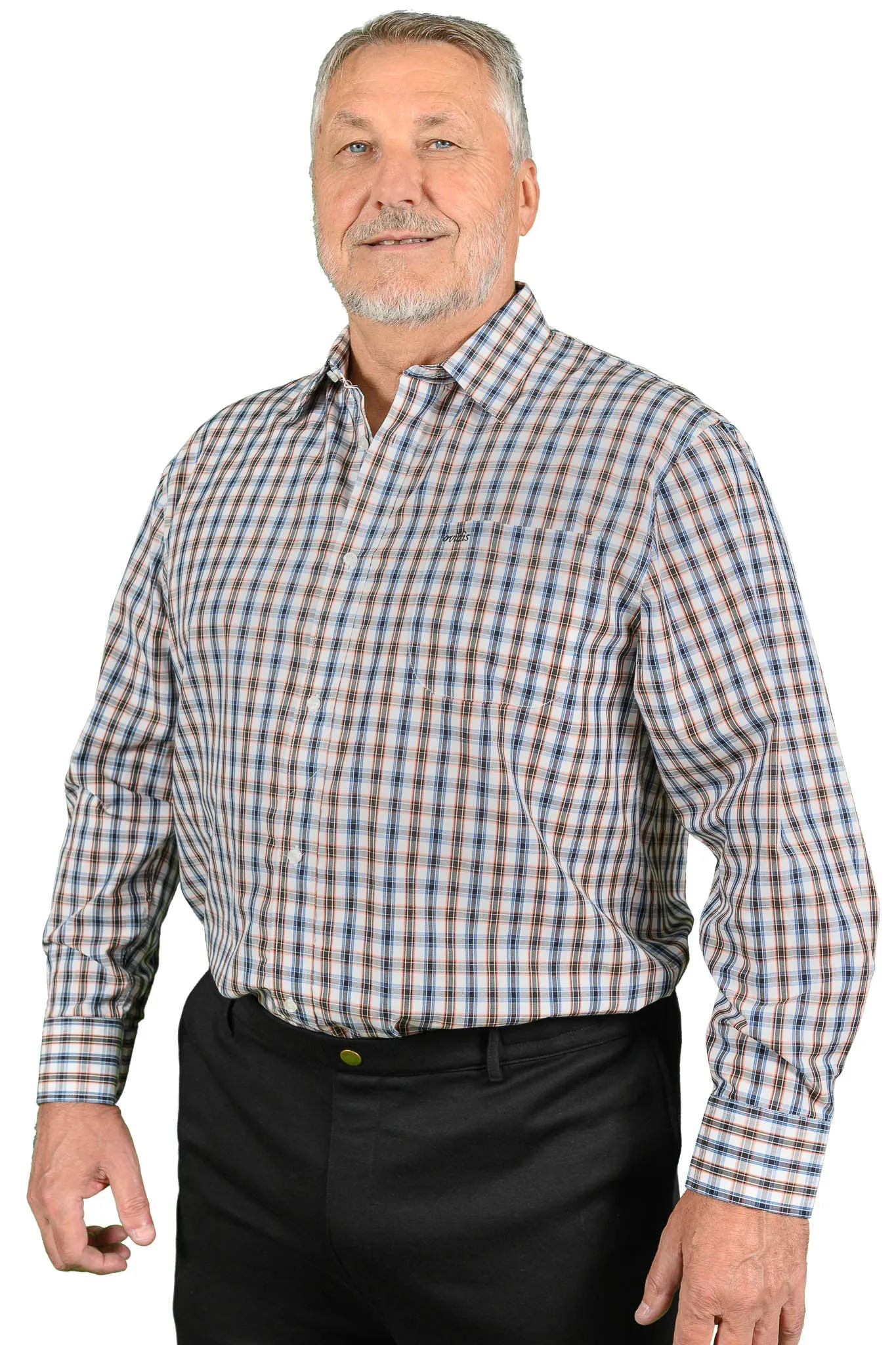 Sport Shirt for Men - Brown | Arcadia | Adaptive Clothing by Ovidis
