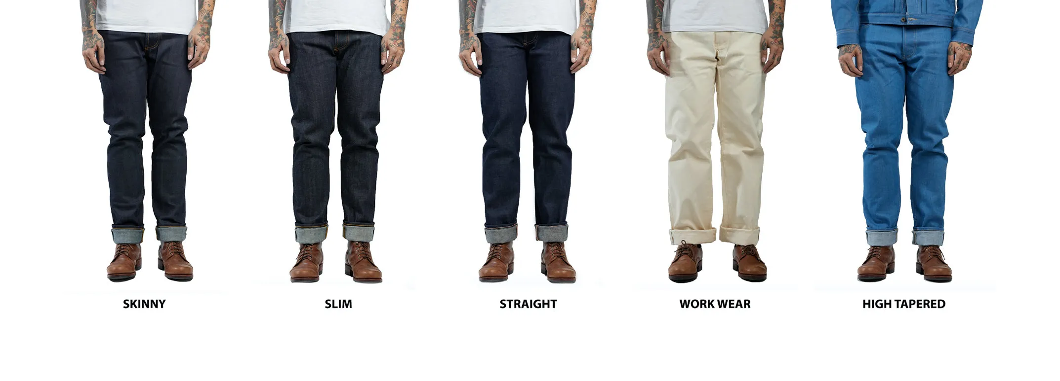 STRETCHY SELVEDGE DEEP INDIGO PINK ID