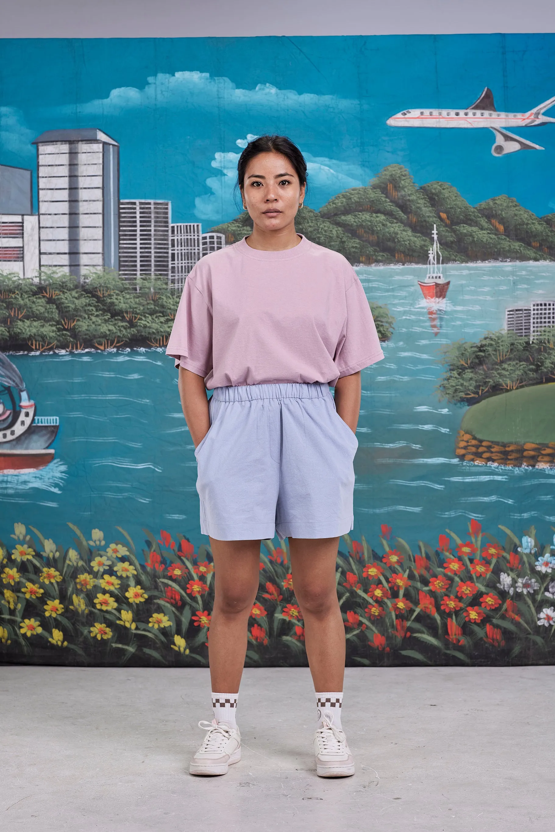 t-shirt - lisa - old rose