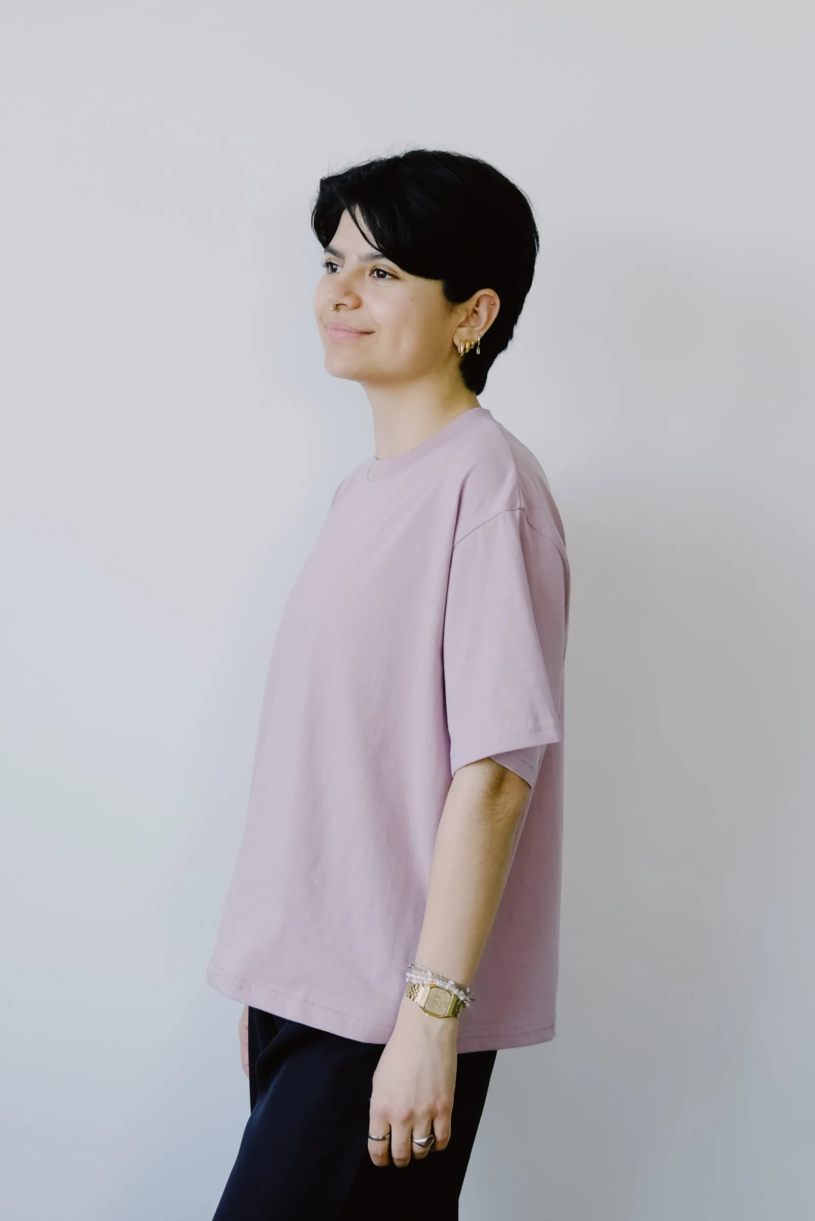 t-shirt - lisa - old rose