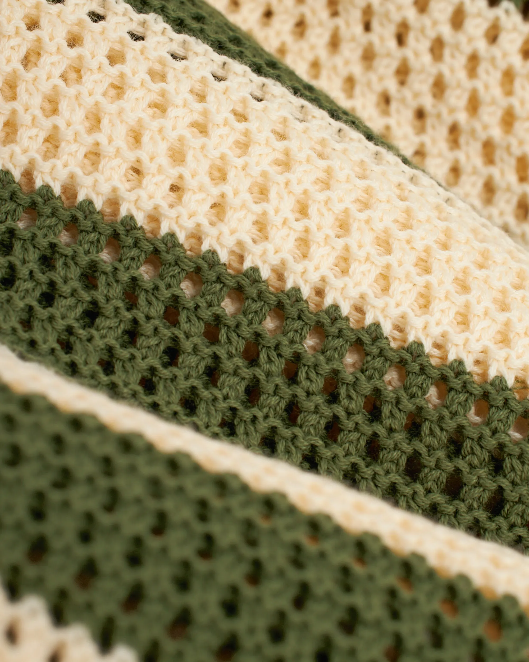The Dominica Crochet Shirt - Arbequina