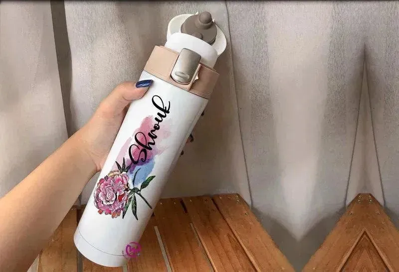 Thermal Mug with lock - Slim Shape-Names A