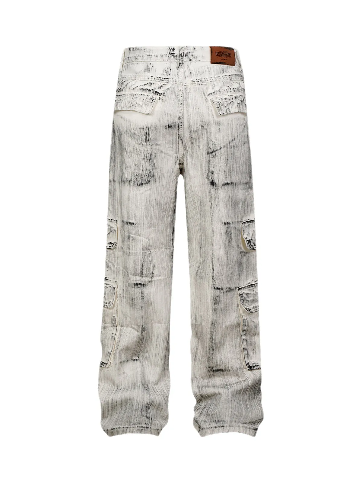 Thesupermade Multi Pocket Cargo Jeans