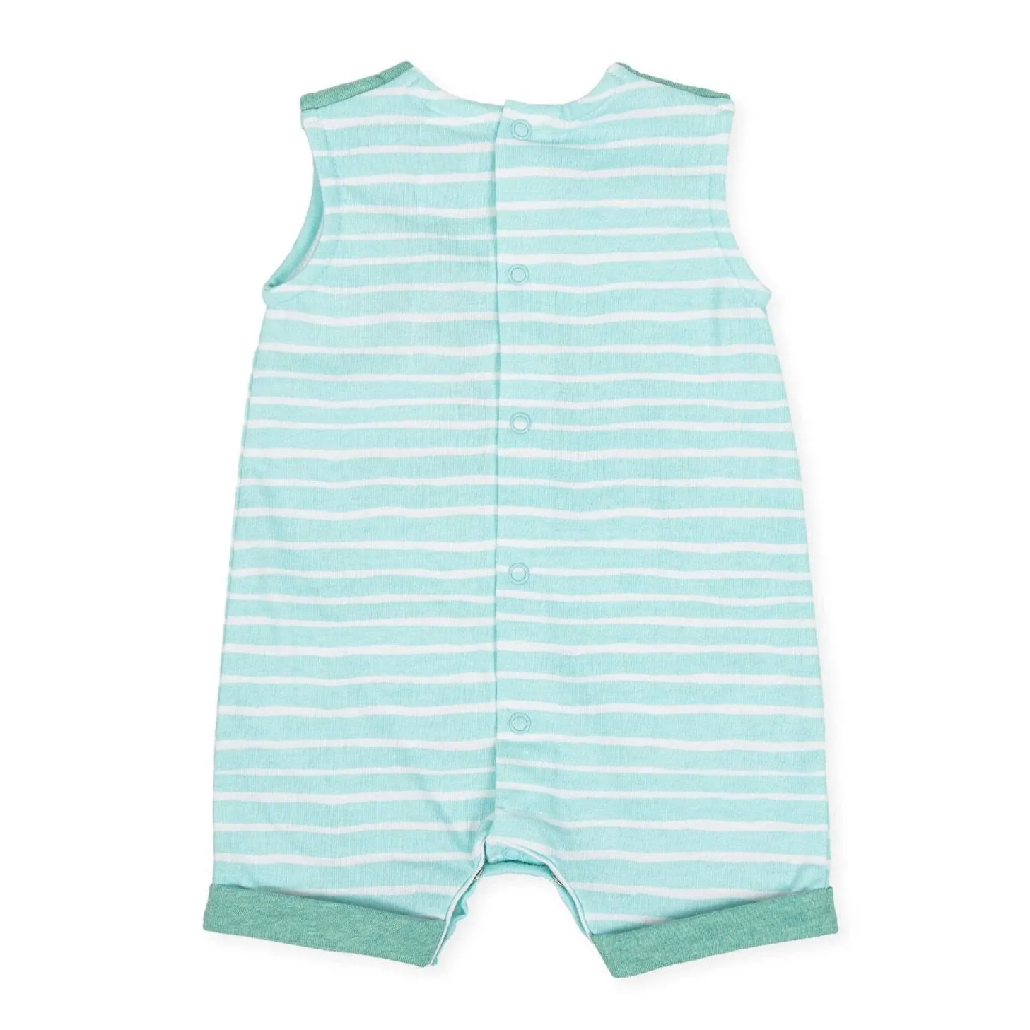 Tutto Piccolo Teal Octopus Romper