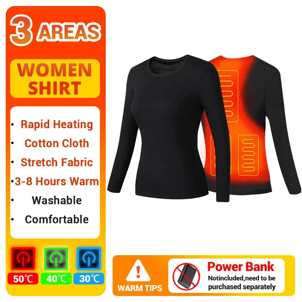 Unisex Electric Heated Underwear Set