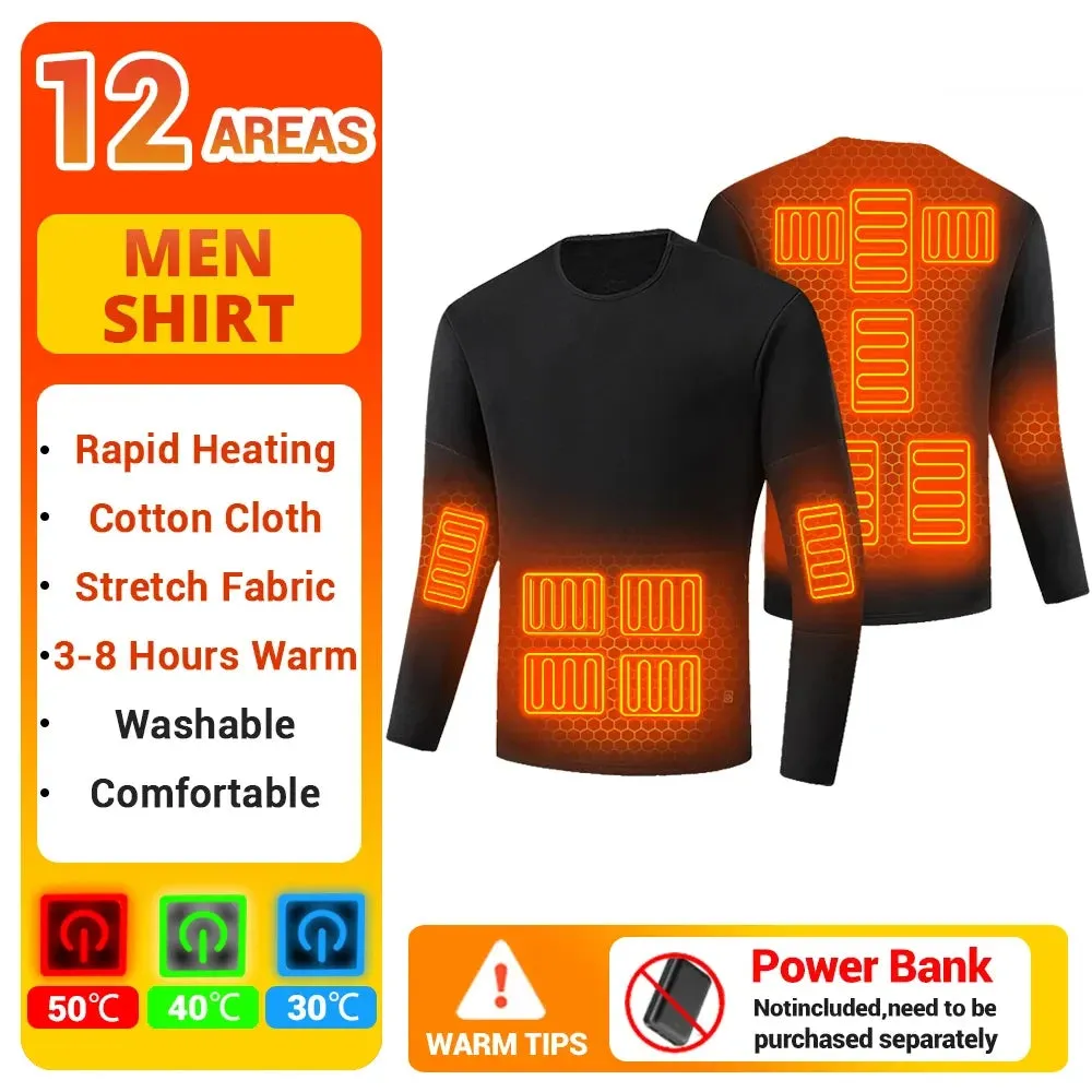 Unisex Electric Heated Underwear Set