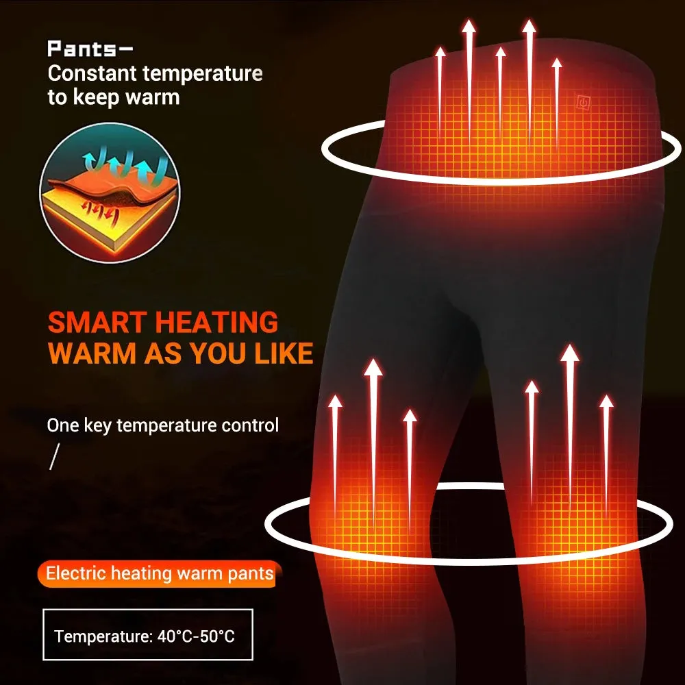 Unisex Electric Heated Underwear Set