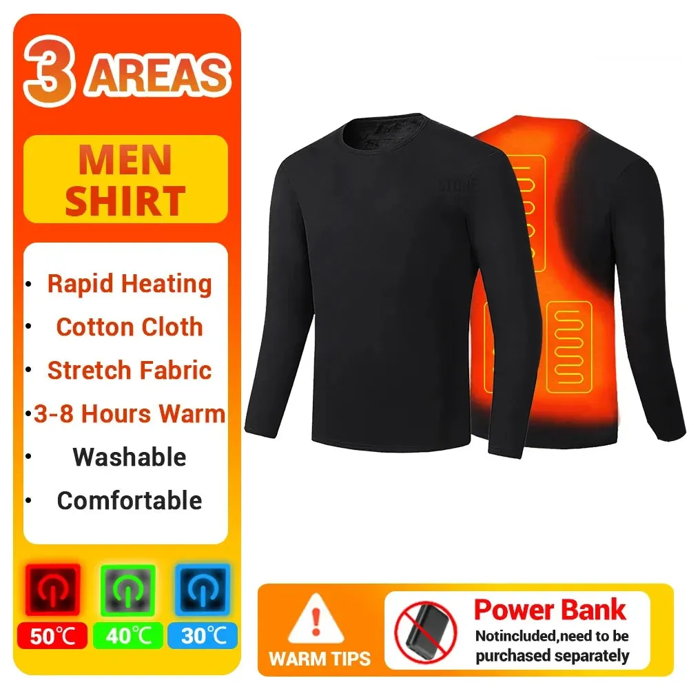 Unisex Electric Heated Underwear Set