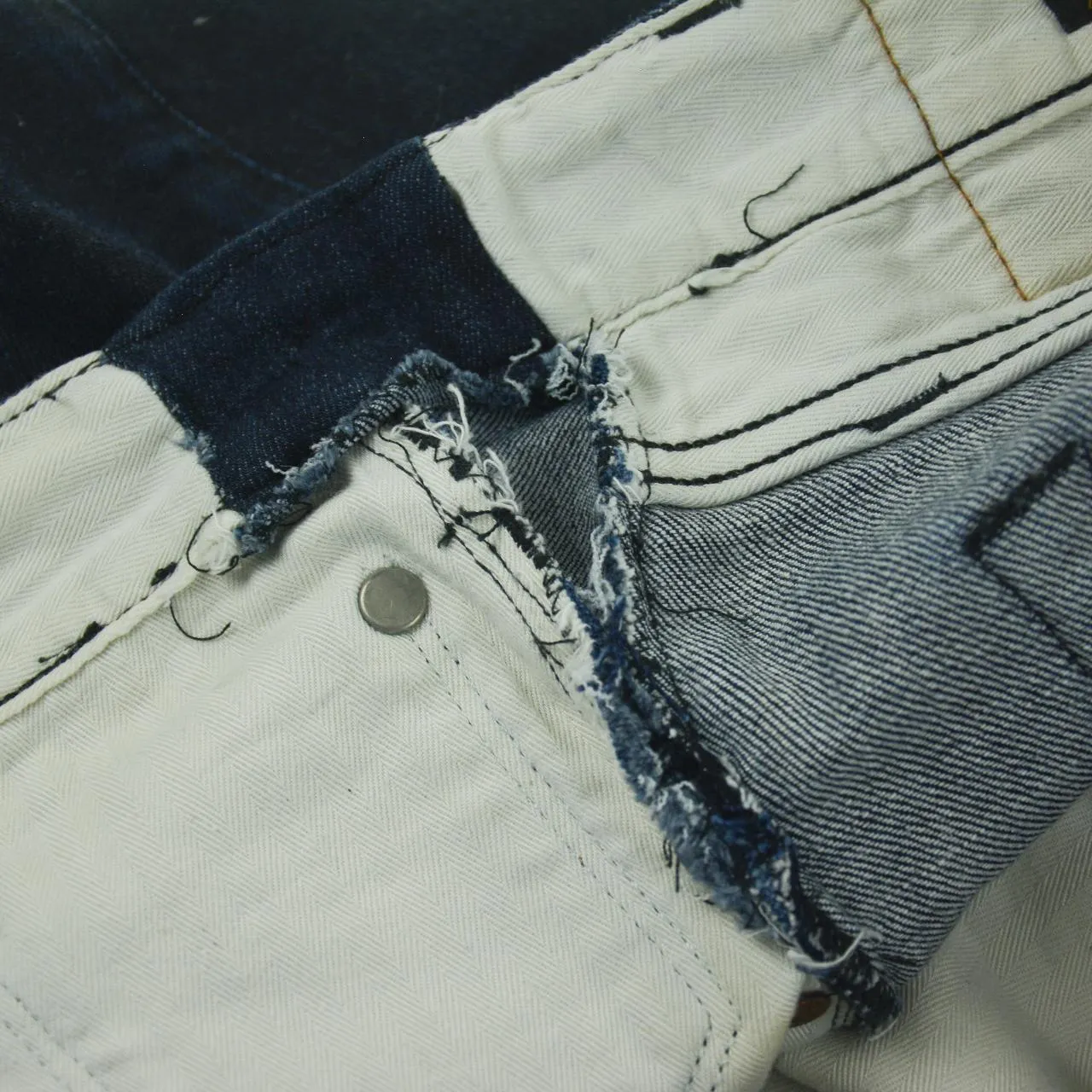Vintage Evisu Gull And Daicock Japanese Denim Jeans Size W34