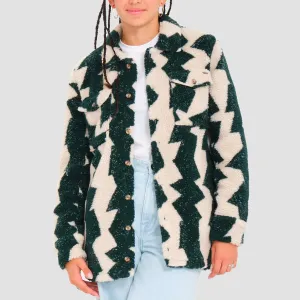 Volcom Silent Sherpa Jacket Ponderosa Pine - Womens